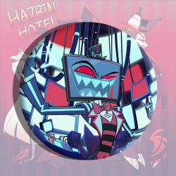 Hazbin Hotel Anime tinplate br...