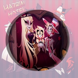 Hazbin Hotel Anime tinplate br...