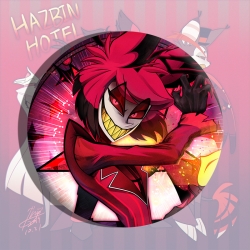 Hazbin Hotel Anime tinplate br...