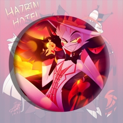 Hazbin Hotel Anime tinplate br...