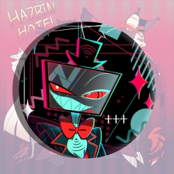 Hazbin Hotel Anime tinplate br...