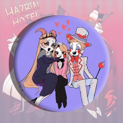 Hazbin Hotel Anime tinplate br...