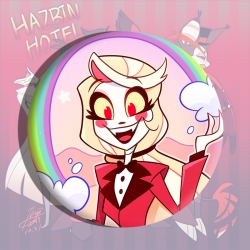 Hazbin Hotel Anime tinplate br...