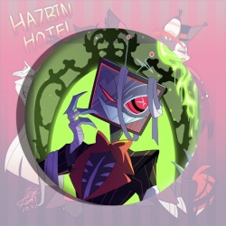 Hazbin Hotel Anime tinplate br...