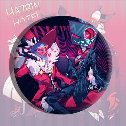 Hazbin Hotel Anime tinplate br...