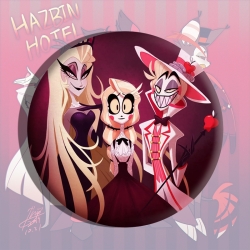 Hazbin Hotel Anime tinplate br...