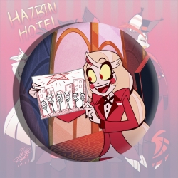 Hazbin Hotel Anime tinplate br...