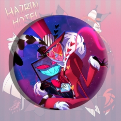 Hazbin Hotel Anime tinplate br...