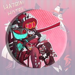 Hazbin Hotel Anime tinplate br...