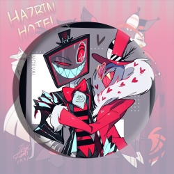 Hazbin Hotel Anime tinplate br...