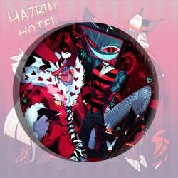 Hazbin Hotel Anime tinplate br...