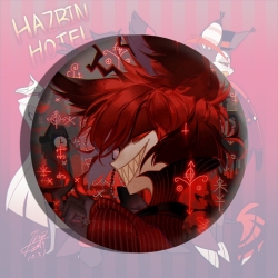 Hazbin Hotel Anime tinplate br...