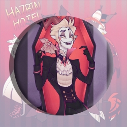 Hazbin Hotel Anime tinplate br...