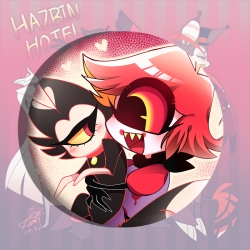 Hazbin Hotel Anime tinplate br...