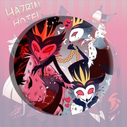 Hazbin Hotel Anime tinplate br...