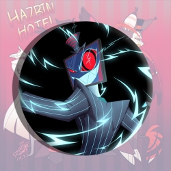 Hazbin Hotel Anime tinplate br...