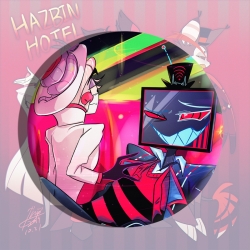 Hazbin Hotel Anime tinplate br...