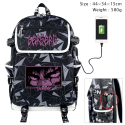 Berserk Anime color shading data line backpack 44X34X15CM