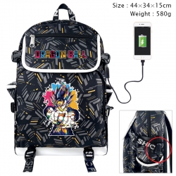 DRAGON BALL Anime color shading data line backpack 44X34X15CM