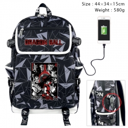DRAGON BALL Anime color shading data line backpack 44X34X15CM