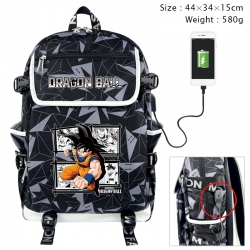 DRAGON BALL Anime color shading data line backpack 44X34X15CM