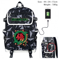 DRAGON BALL Anime color shading data line backpack 44X34X15CM