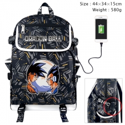 DRAGON BALL Anime color shading data line backpack 44X34X15CM