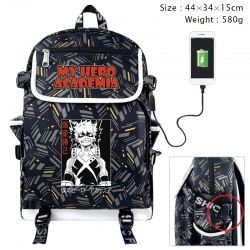 My Hero Academia Anime color shading data line backpack 44X34X15CM