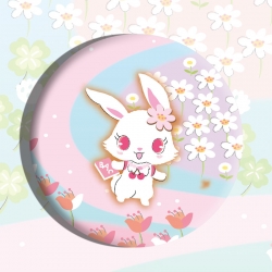 sanrio Anime tinplate brooch b...