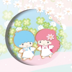 sanrio Anime tinplate brooch b...