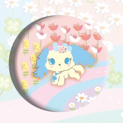 sanrio Anime tinplate brooch b...