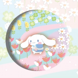 sanrio Anime tinplate brooch b...