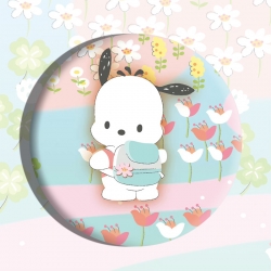 sanrio Anime tinplate brooch b...