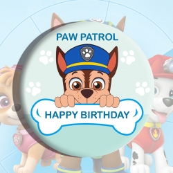 PAW Patrol Anime tinplate broo...