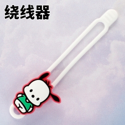 sanrio Mobile phone computer data cable headphone winding device cable tie hub 10.5x3cm 5G price for 10 pcs