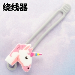 Unicorn Mobile phone computer data cable headphone winding device cable tie hub 10.5x3cm 5G price for 10 pcs