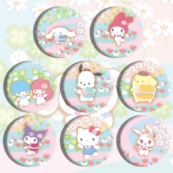 sanrio Anime tinplate brooch b...