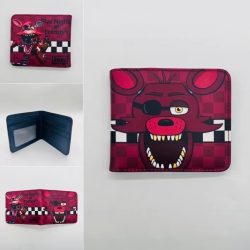 Five Nights at Freddys Full color Two fold short card case wallet 11X9.5CM  