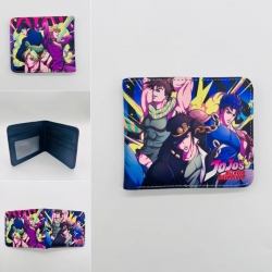 JoJos Bizarre Adventure Full color Two fold short card case wallet 11X9.5CM  