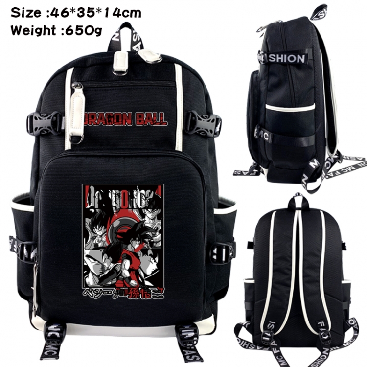 DRAGON BALL Data USB backpack Cartoon printed student backpack 46X35X14CM 650G