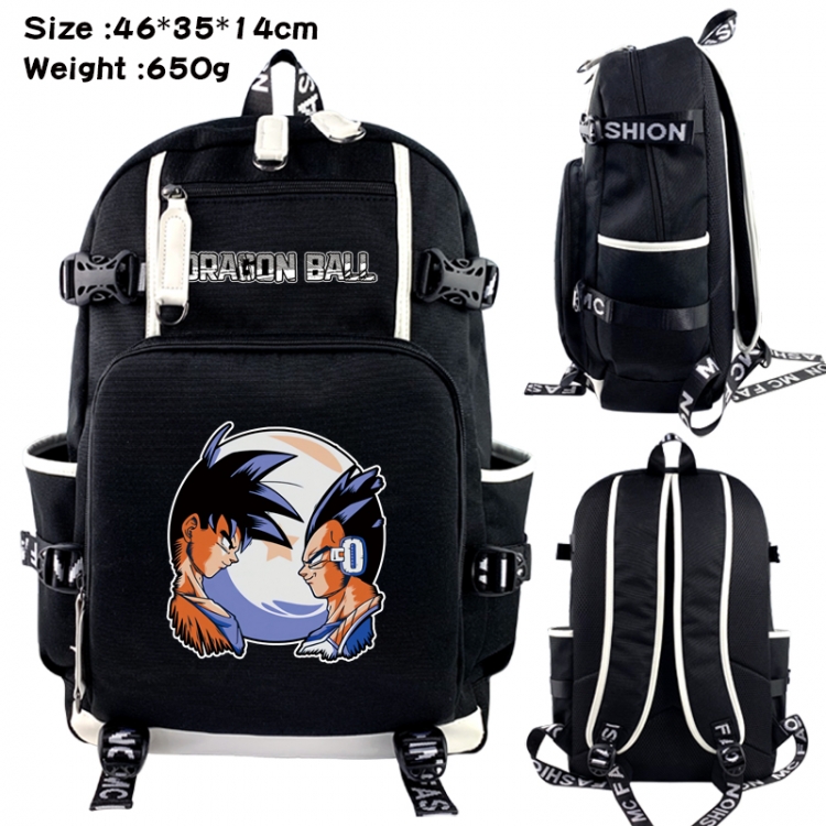 DRAGON BALL Data USB backpack Cartoon printed student backpack 46X35X14CM 650G