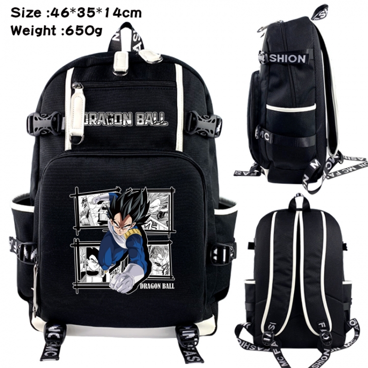 DRAGON BALL Data USB backpack Cartoon printed student backpack 46X35X14CM 650G