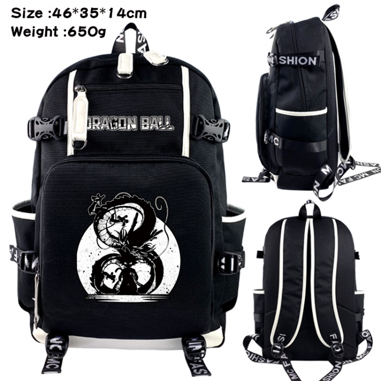 DRAGON BALL Data USB backpack Cartoon printed student backpack 46X35X14CM 650G