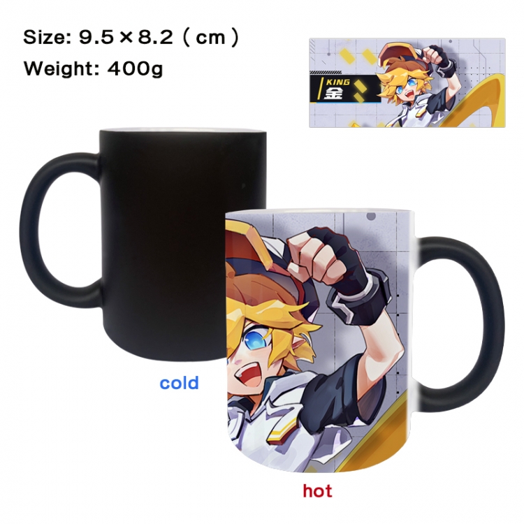 AOTU Anime peripherals color changing ceramic cup tea cup mug 9.5X8.2cm