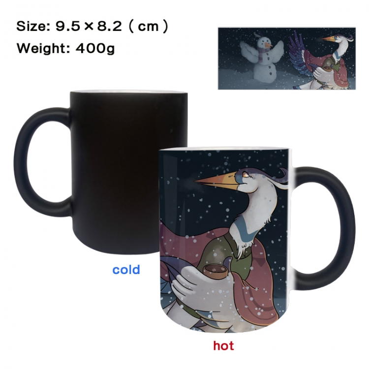 The Boy and the Heron Anime peripherals color changing ceramic cup tea cup mug 9.5X8.2cm