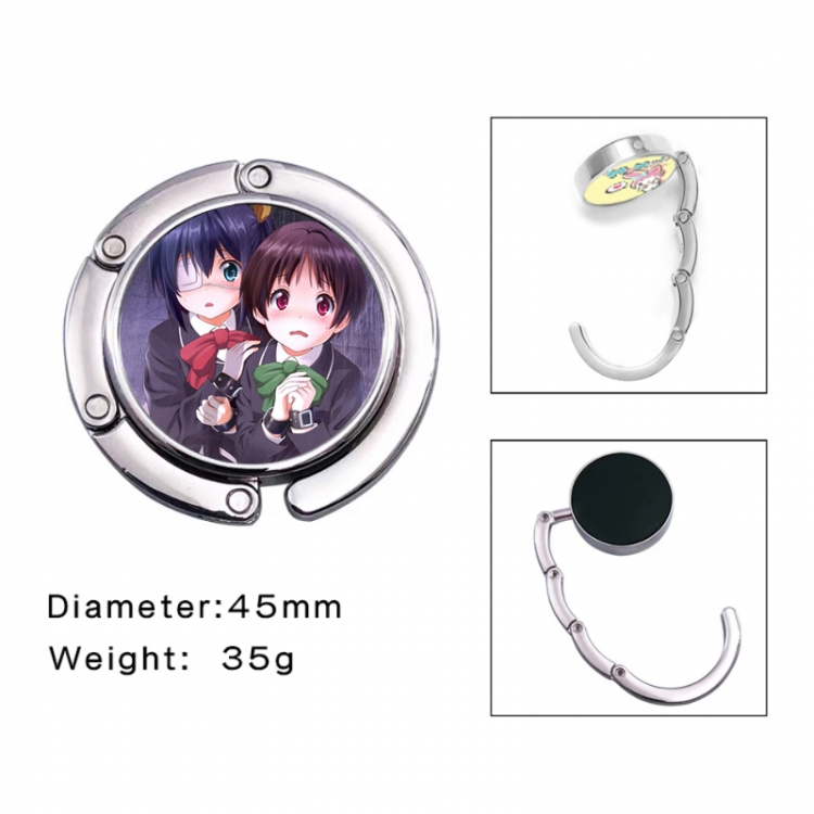 Chuunibyou Demo Koi Ga Shitai Anime folding bag hanger table edge bag hook 45mm