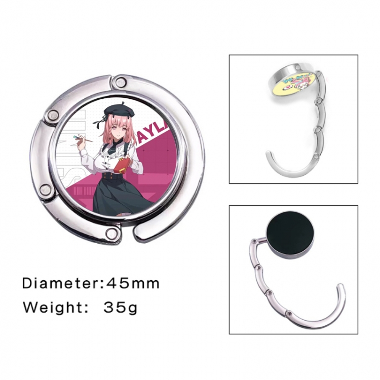 Zhan Shuang Pamish Anime folding bag hanger table edge bag hook 45mm