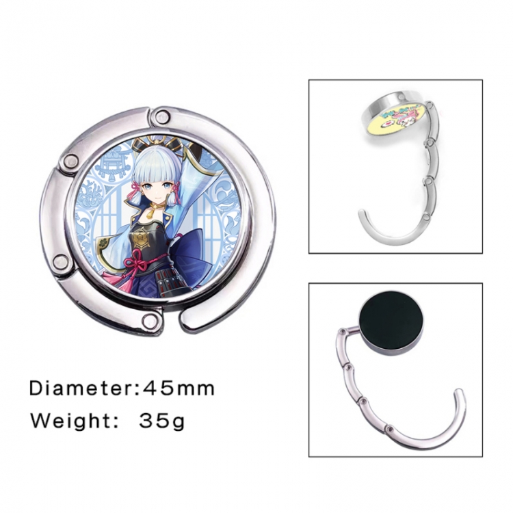 Genshin Impact Anime folding bag hanger table edge bag hook 45mm
