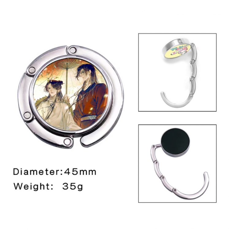 Heavenly Official Blessing Anime folding bag hanger table edge bag hook 45mm
