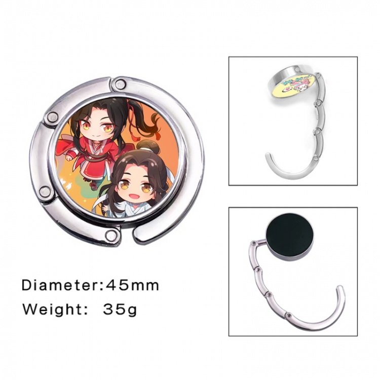 Heavenly Official Blessing Anime folding bag hanger table edge bag hook 45mm